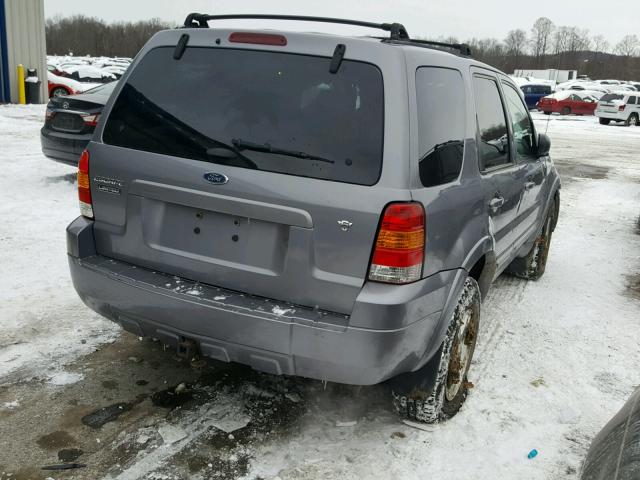 1FMCU94187KA50907 - 2007 FORD ESCAPE LIM GRAY photo 4