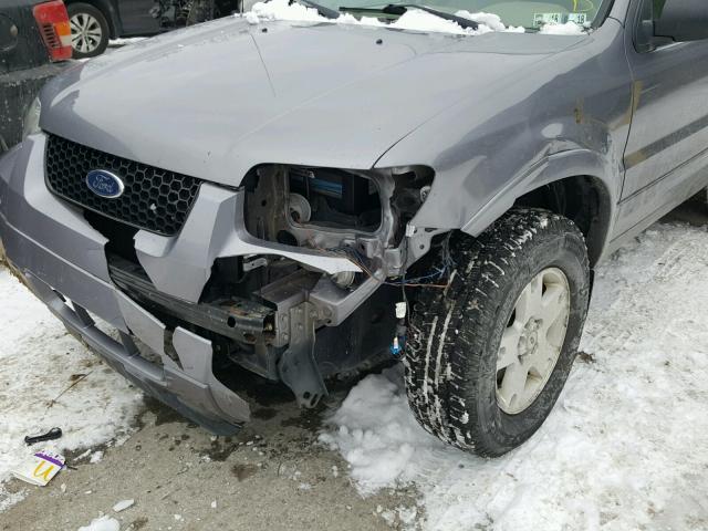 1FMCU94187KA50907 - 2007 FORD ESCAPE LIM GRAY photo 9