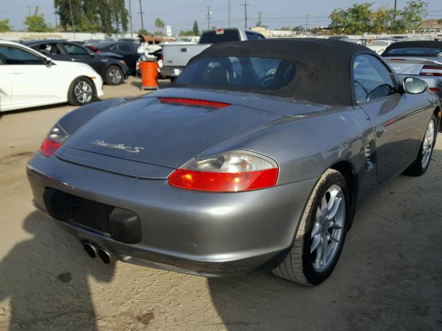 WP0CB29864U660425 - 2004 PORSCHE BOXSTER S GRAY photo 4