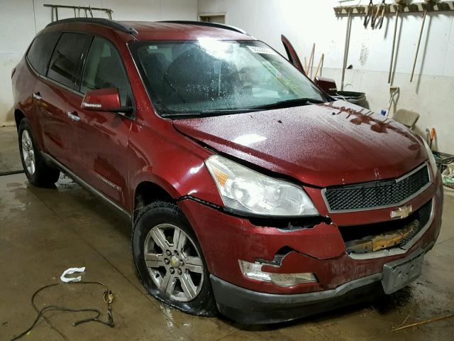 1GNEV23D89S166521 - 2009 CHEVROLET TRAVERSE L MAROON photo 1