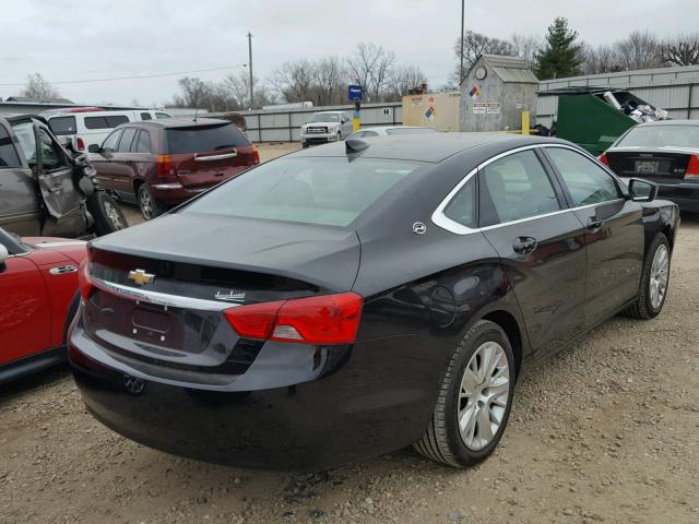 2G11Z5S31J9104642 - 2018 CHEVROLET IMPALA LS BLACK photo 4