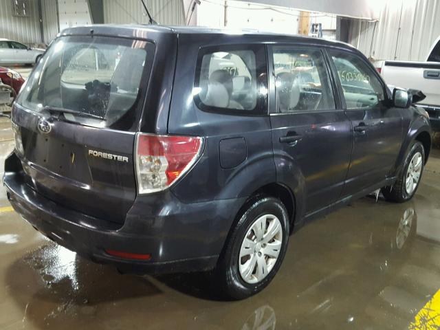 JF2SH61619H795888 - 2009 SUBARU FORESTER 2 GRAY photo 4