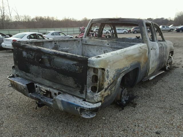 1GCVKSEC0EZ312630 - 2014 CHEVROLET SILVERADO BURN photo 4