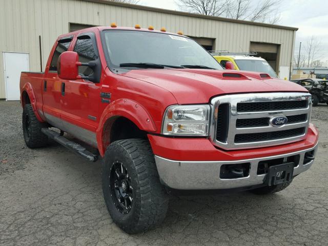 1FTWW31P76ED60450 - 2006 FORD F350 SRW S RED photo 1