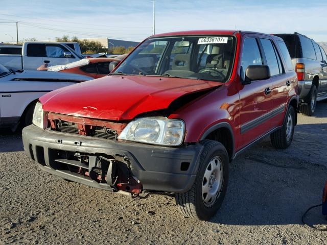 JHLRD2845XC018455 - 1999 HONDA CR-V LX RED photo 2