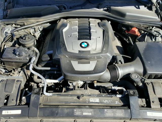 WBAEH13406CR49457 - 2006 BMW 650 I GRAY photo 7