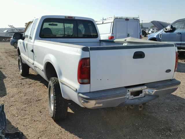 1FTSX31FXXEB89116 - 1999 FORD F350 SRW S WHITE photo 3