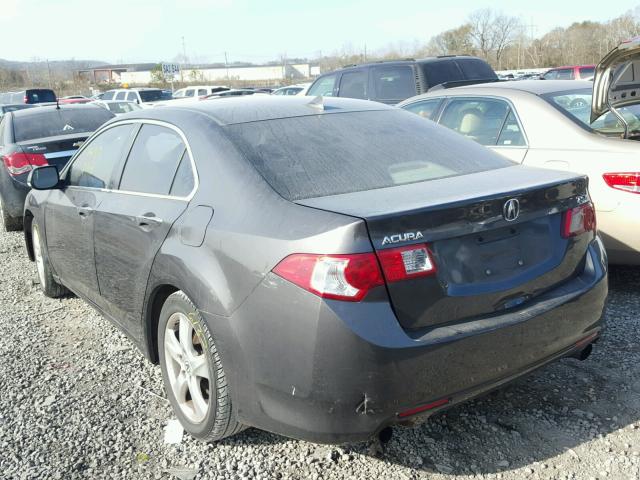 JH4CU26619C002925 - 2009 ACURA TSX GRAY photo 3