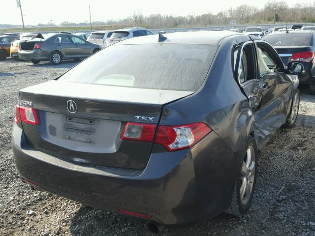 JH4CU26619C002925 - 2009 ACURA TSX GRAY photo 4