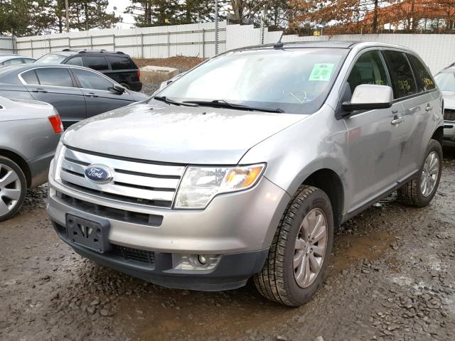 2FMDK48C88BB39946 - 2008 FORD EDGE SEL SILVER photo 2