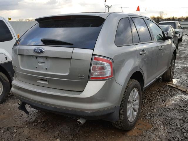 2FMDK48C88BB39946 - 2008 FORD EDGE SEL SILVER photo 4