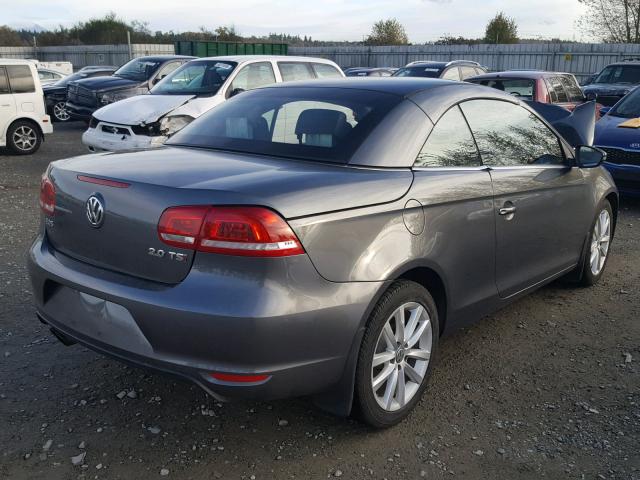 WVWBW8AH4FV000590 - 2015 VOLKSWAGEN EOS KOMFOR 灰色 照片 4