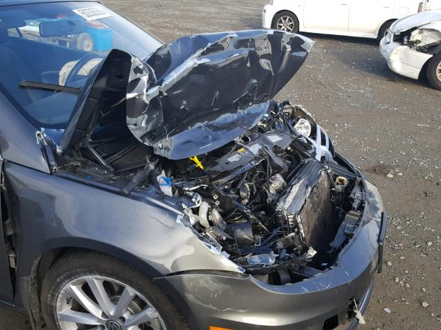 WVWBW8AH4FV000590 - 2015 VOLKSWAGEN EOS KOMFOR 灰色 照片 9