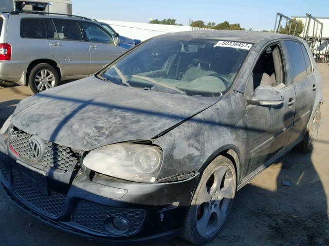 WVWGD71K69W121556 - 2009 VOLKSWAGEN GTI BLACK photo 2