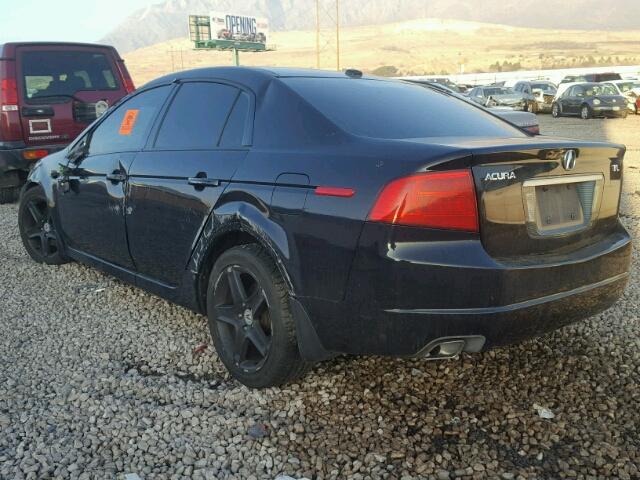 19UUA66214A037716 - 2004 ACURA TL BLACK photo 3