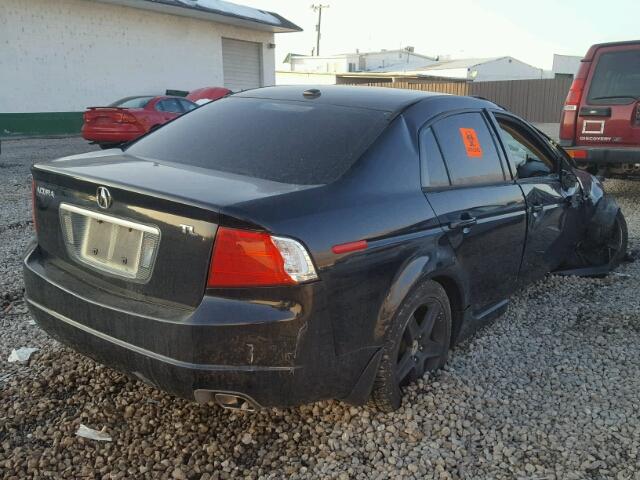 19UUA66214A037716 - 2004 ACURA TL BLACK photo 4