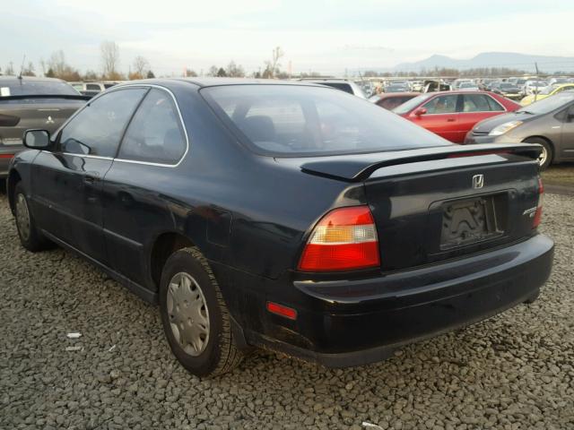 1HGCD7239SA002216 - 1995 HONDA ACCORD LX BLACK photo 3