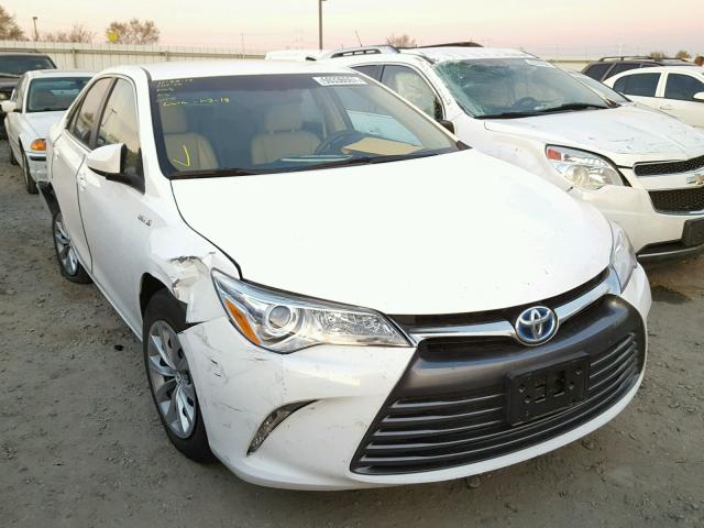 4T1BD1FK9GU192979 - 2016 TOYOTA CAMRY HYBR WHITE photo 1