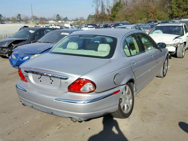 SAJEA51C84WD76722 - 2004 JAGUAR X-TYPE 3.0 SILVER photo 4