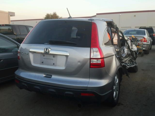 JHLRE48778C064700 - 2008 HONDA CR-V EXL GRAY photo 4