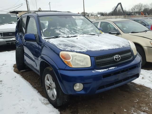 JTEHD20V746016726 - 2004 TOYOTA RAV4 BLUE photo 1