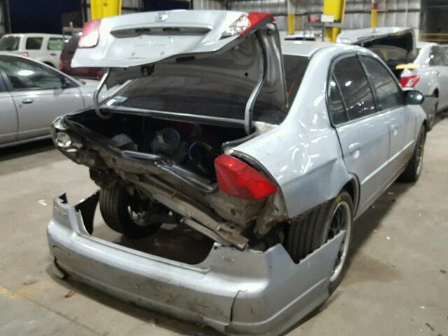 2HGES267X4H540037 - 2004 HONDA CIVIC EX SILVER photo 4