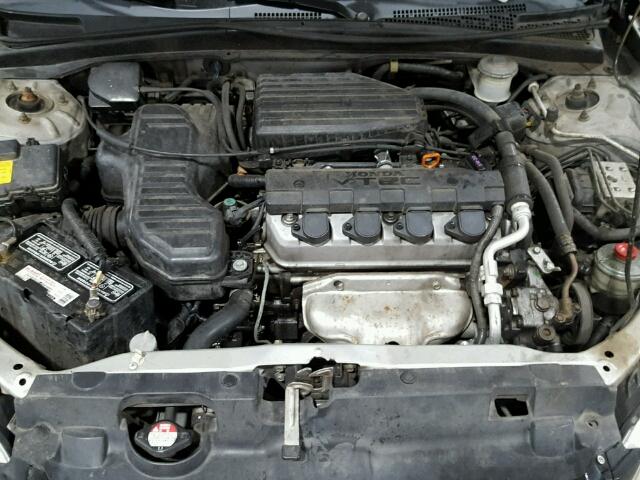 2HGES267X4H540037 - 2004 HONDA CIVIC EX ვერცხლისფერი ფოტო 7