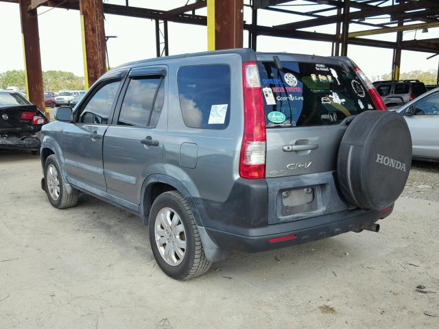 SHSRD77896U429124 - 2006 HONDA CR-V EX GRAY photo 3