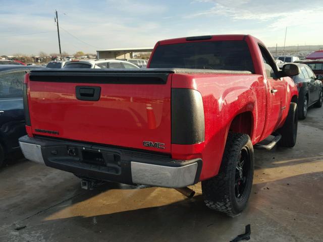 1GTN1TEX2BZ128197 - 2011 GMC SIERRA C15 RED photo 4