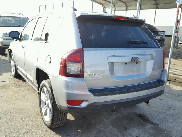 1C4NJDBB4HD137987 - 2017 JEEP COMPASS SP SILVER photo 3