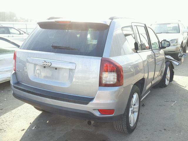 1C4NJDBB4HD137987 - 2017 JEEP COMPASS SP SILVER photo 4