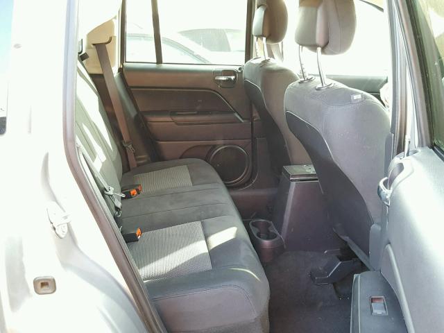 1C4NJDBB4HD137987 - 2017 JEEP COMPASS SP SILVER photo 6