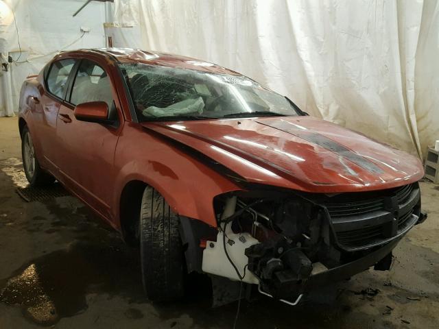 1B3LC76M38N199178 - 2008 DODGE AVENGER R/ ORANGE photo 1