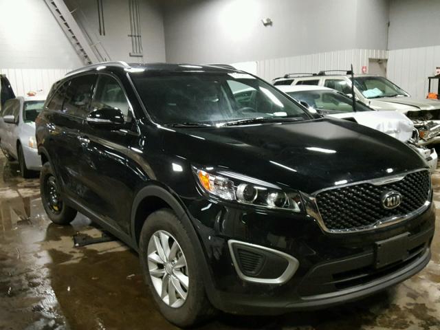 5XYPG4A39GG148873 - 2016 KIA SORENTO LX BLACK photo 1