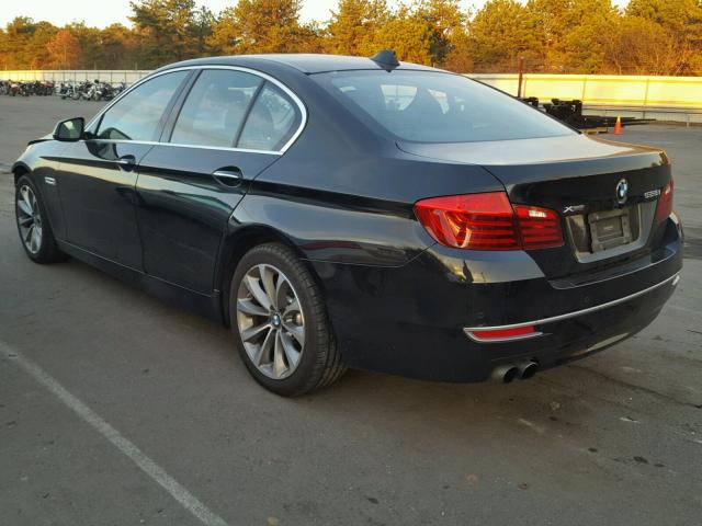 WBA5A7C50ED616524 - 2014 BMW 528 XI BLACK photo 3