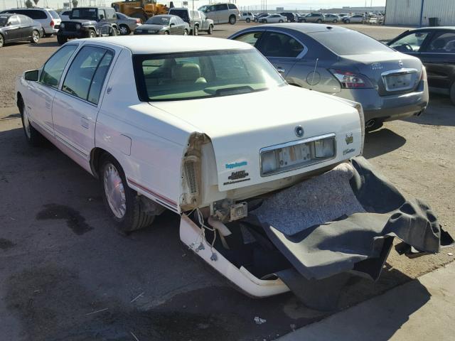 1G6KD54Y6XU746775 - 1999 CADILLAC DEVILLE WHITE photo 3