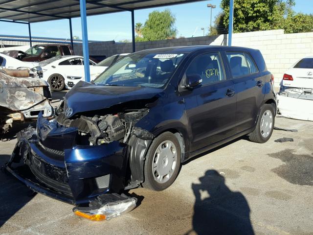 JTKKU4B43C1021453 - 2012 TOYOTA SCION XD BLUE photo 2