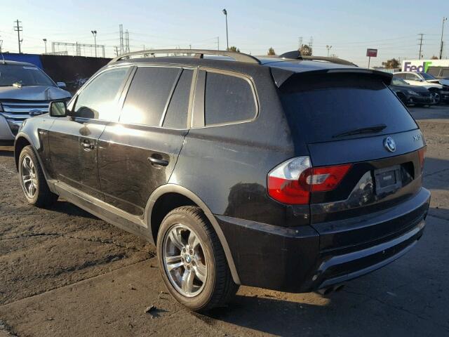 WBXPA93436WD32850 - 2006 BMW X3 3.0I BLACK photo 3