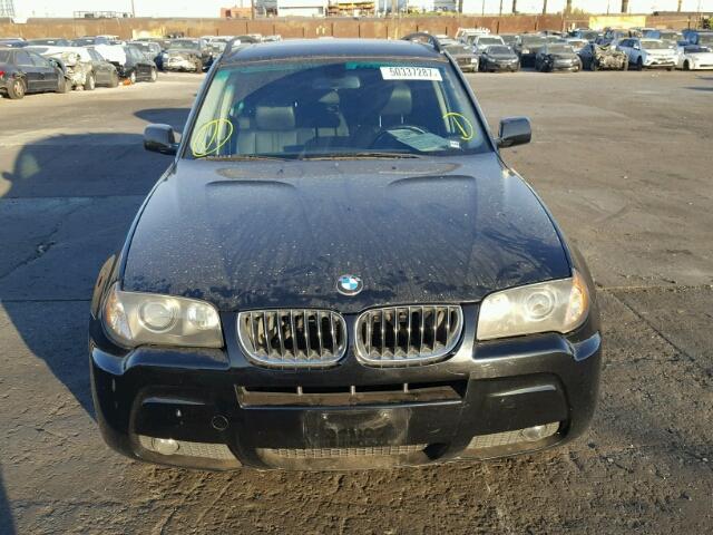 WBXPA93436WD32850 - 2006 BMW X3 3.0I BLACK photo 9