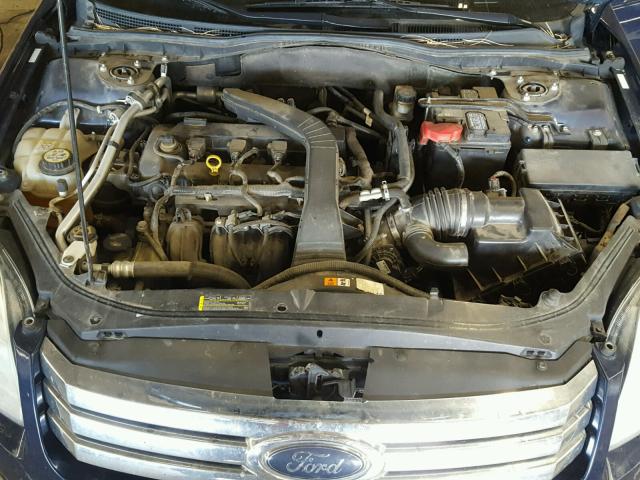 3FAHP07ZX7R160440 - 2007 FORD FUSION SE BLUE photo 7