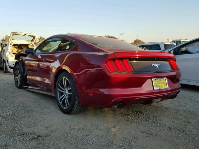 1FA6P8TH6H5272465 - 2017 FORD MUSTANG BURGUNDY photo 3