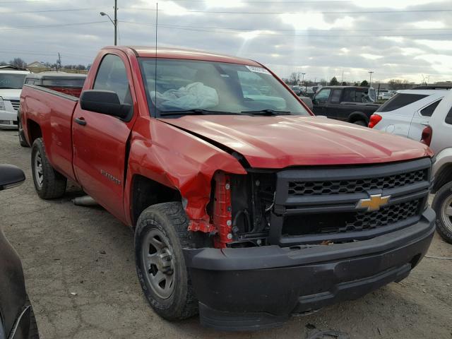 1GCNCPEH3EZ218781 - 2014 CHEVROLET SILVERADO RED photo 1