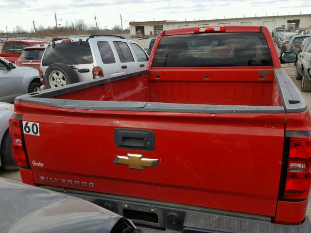 1GCNCPEH3EZ218781 - 2014 CHEVROLET SILVERADO RED photo 6