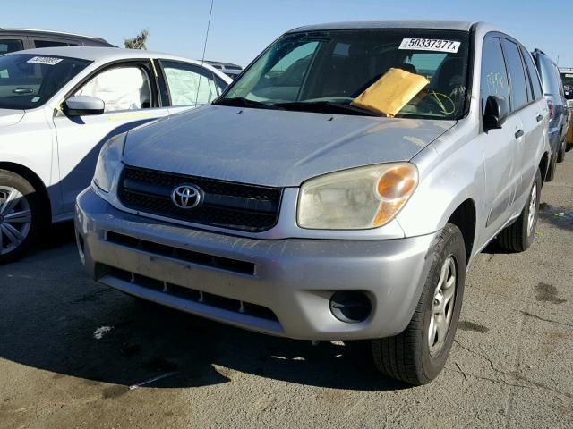 JTEGD20V050047123 - 2005 TOYOTA RAV4 SILVER photo 2