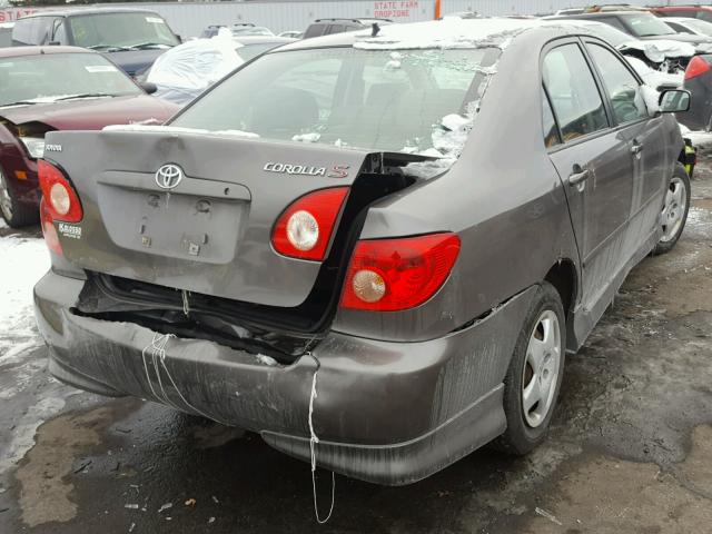 1NXBR32E06Z678351 - 2006 TOYOTA COROLLA CE GRAY photo 4