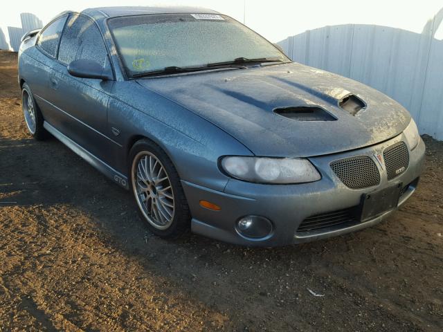 6G2VX12U46L835069 - 2006 PONTIAC GTO BLUE photo 1