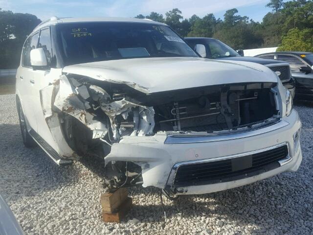 JN8AZ2NF4G9610190 - 2016 INFINITI QX80 WHITE photo 1