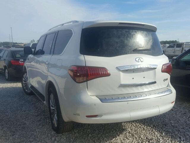 JN8AZ2NF4G9610190 - 2016 INFINITI QX80 WHITE photo 3