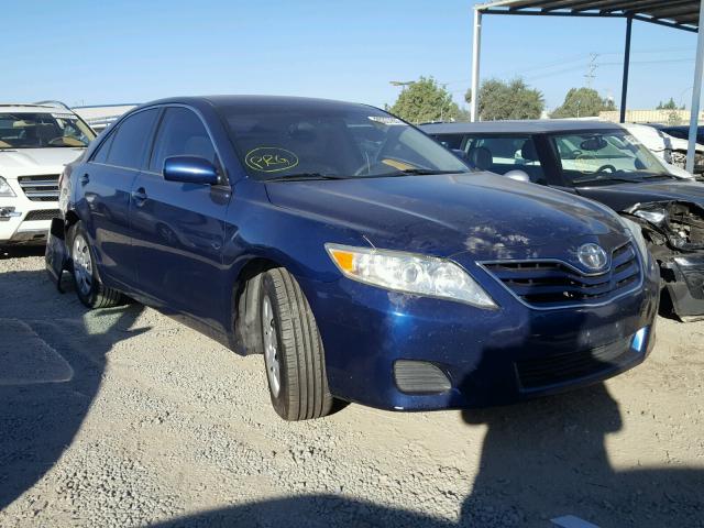 4T4BF3EK4AR005202 - 2010 TOYOTA CAMRY BASE BLUE photo 1