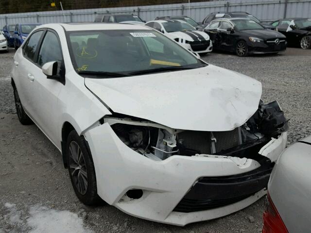 2T1BURHE1GC520709 - 2016 TOYOTA COROLLA L WHITE photo 1